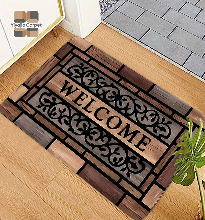 Crystal Velvet Floor Mat